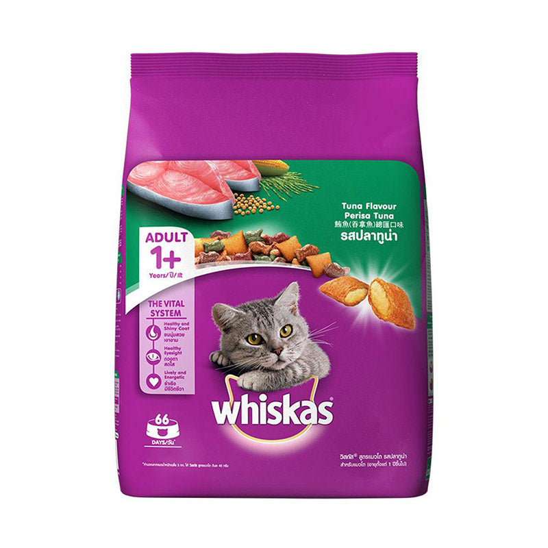 Whiskas Adult (1 Yrs +) Tuna Flavour, Dry Cat Food