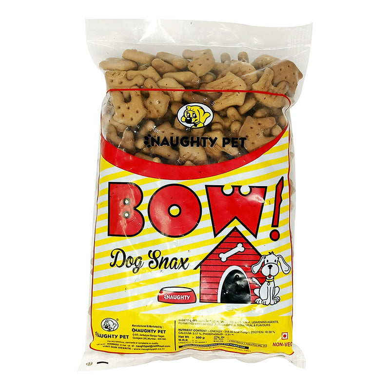 Naughty Pet Bow Snax Biscuit for Dogs