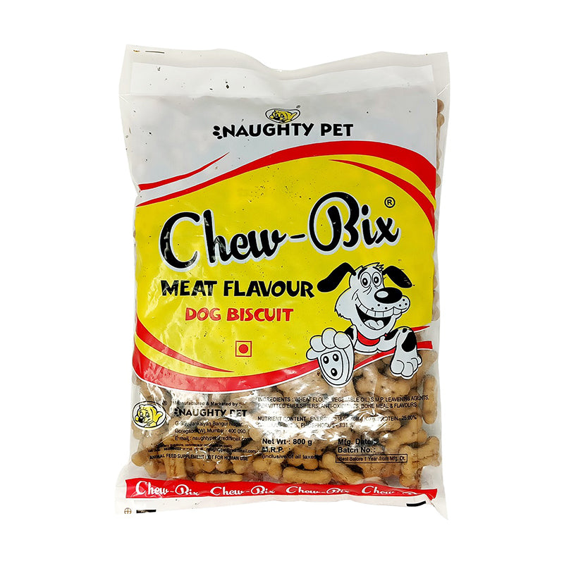 Naughty Pet Chew Bix Non-Veg Snax Biscuit for Dogs
