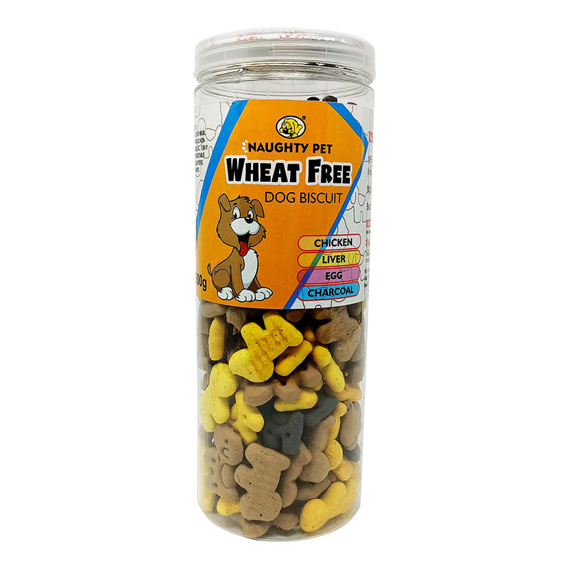 Naughty Pet Wheat Free Chicken, Liver, Egg and Charcoal Dog Biscuit