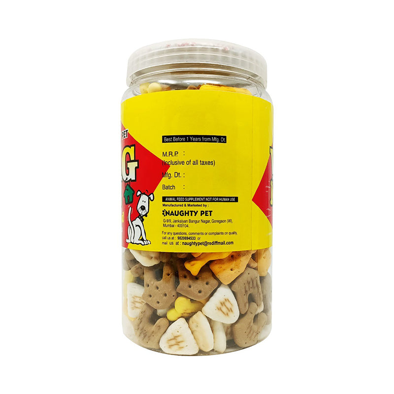 Naughty Pet Wag-Assorted Snax Biscuit for Dogs