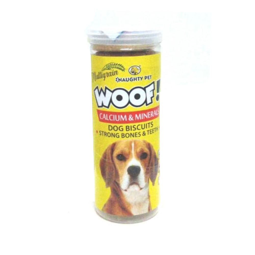 Naughty Pet Woof Multi-Grain Calcium and Minerals Dog Biscuit
