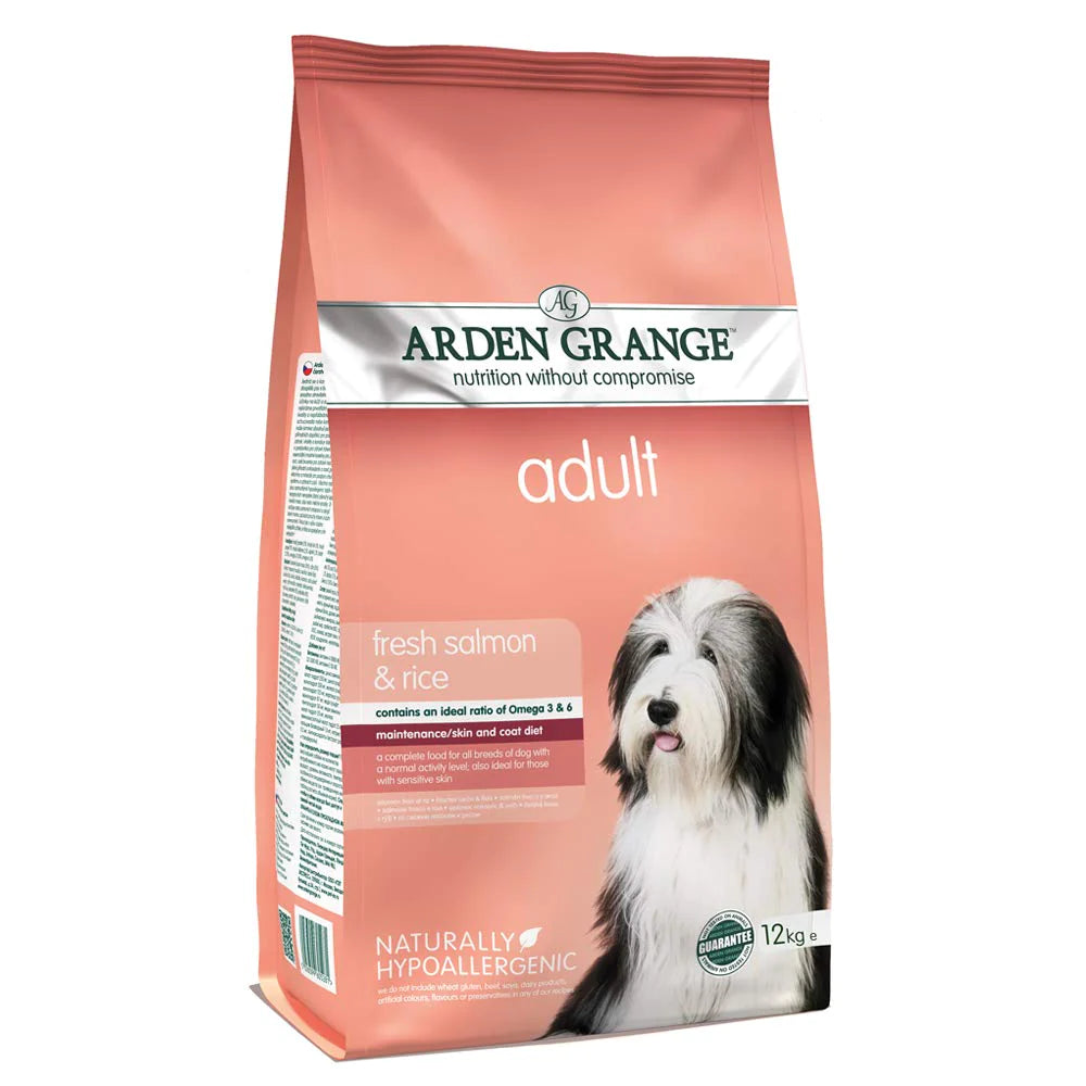 Arden Grange Adult Salmon and Rice, Dry Dog Food 12 kg