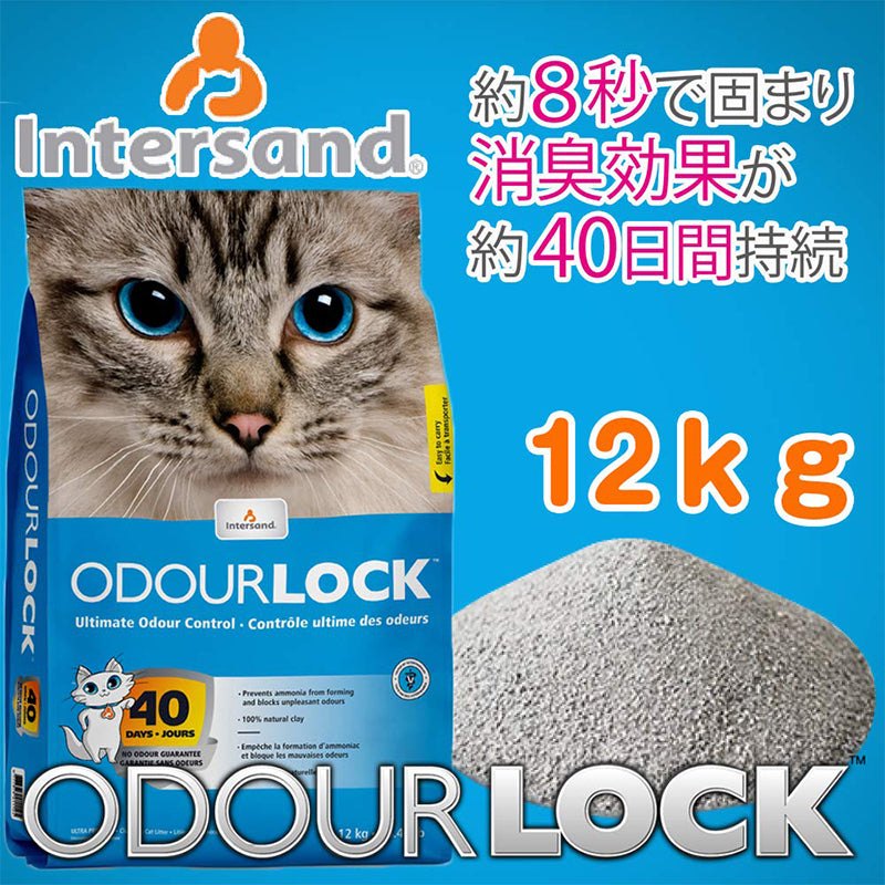 Intersand Odourlock Cat Litter, 12 kg