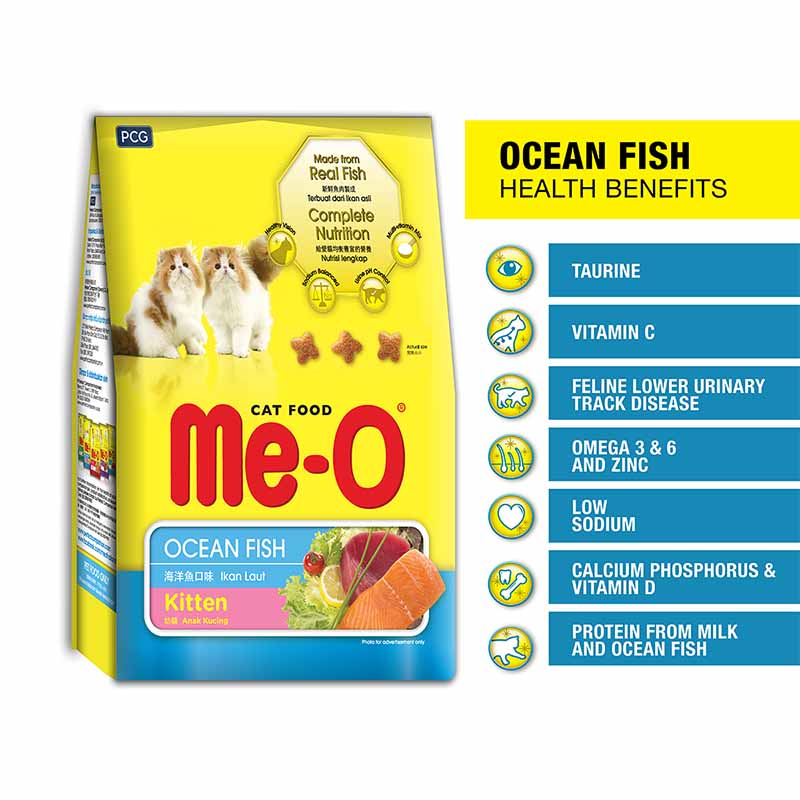 Me-O Kitten Ocean Fish Flavour Dry Cat Food