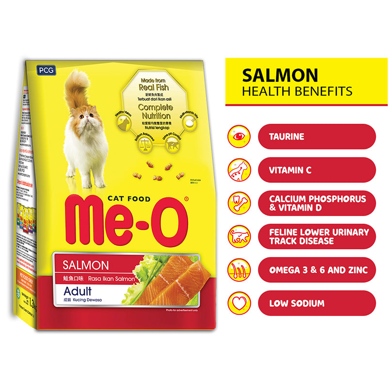 Me-O Adult Salmon Dry Cat Food