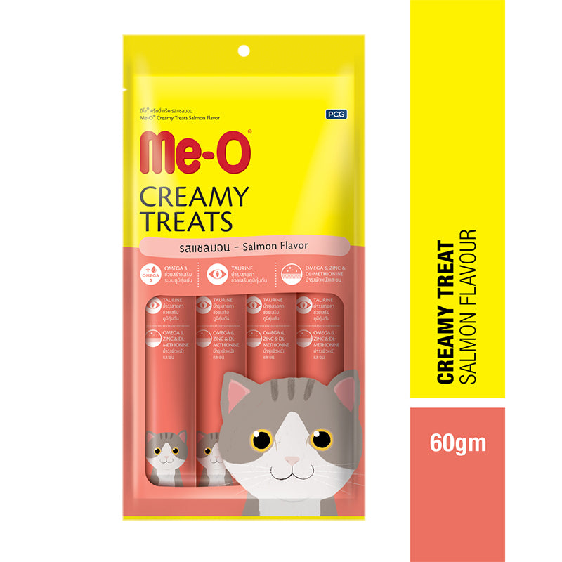 Me-O Salmon Flavour Creamy Treats for Cats 60 g (15 g x 4)