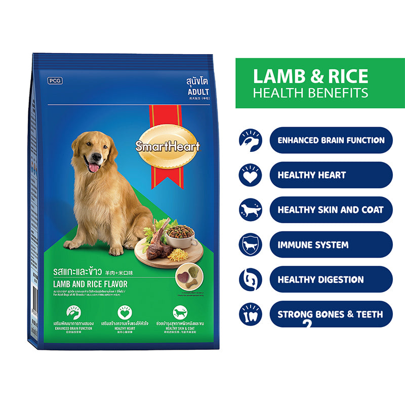 SmartHeart Adult Lamb & Rice Dry Dog Food