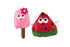 FOFOS Summer Watermelon with Popsicle, Cat Toy