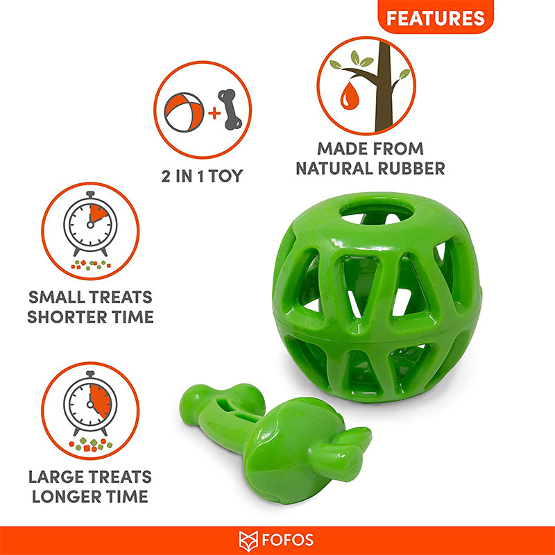 FOFOS Fruity Bites Toy Treats for Dogs
