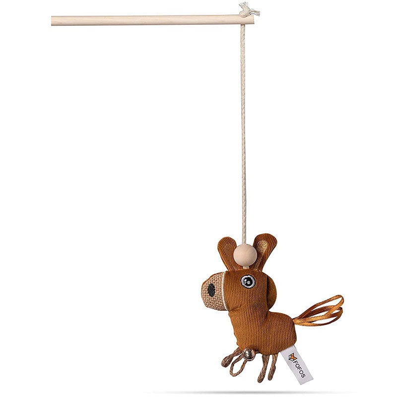 FOFOS Cat Wand Toy Donkey