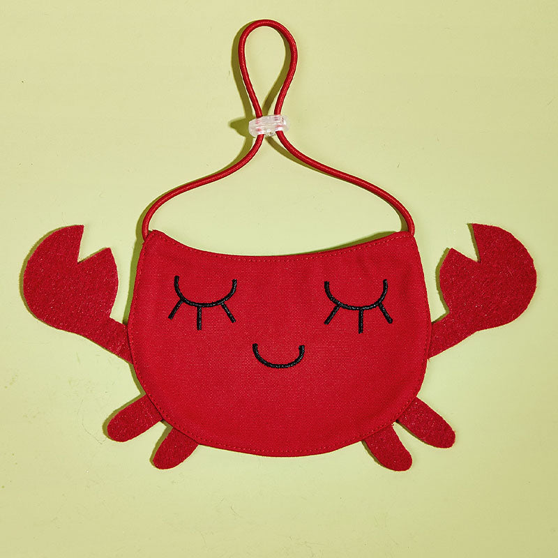 FOFOS Cute Pet Bib-Crab
