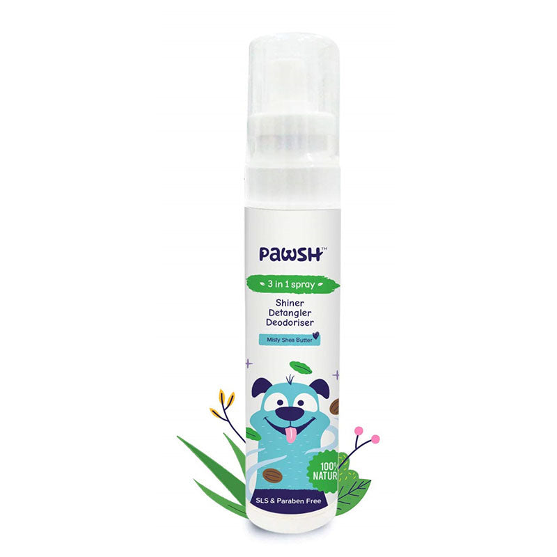 Pawsh 3 in 1 Spray - Shiner, Detangler, Deodoriser - 120 ml
