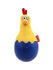 GiGwi Egg Wobble Fun and Plush Combination Toy for Dog, Blue and Yellow