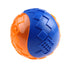 GiGwi Ball Squeaker Toy for Dog, Transparent Blue and Orange, Small