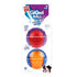GiGwi Ball Squeaker Toy for Dog, Assorted, Large (Pack of 2)