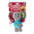GiGwi Plush Friendz Toy - Elephant with Squeaker, Blue for Dog, Medium