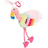 GiGwi Finger Teaser’ Flamingo with Crinkle Paper, Catnip Inside and Bell Toy for Cat, Pink