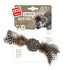 GiGwi catnip Eco Line Catch and Scratch Cat Toy with Rattle Wood/Feather/Rattan