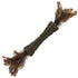 GiGwi Catnip Johnny Stick Cat Toy with Double Side Feathers, Brown and Green