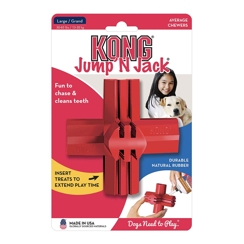 Rubber jack dog sales toy
