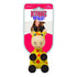 KONG Wiggi Giraffe Squeaky Dog Toy, Yellow