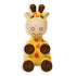 KONG Wiggi Giraffe Squeaky Dog Toy, Yellow
