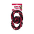 KONG Signature Rope Double Ring Tug Dog Toy, Red and Black