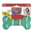 KONG Squeezz Dental Bone Dog Toy, Green, Medium