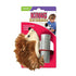 KONG Refillable Hedgehog Catnip Toy, Brown