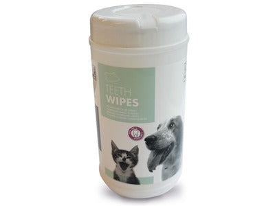M-Pets Teeth Wipes for Dogs -155 x 15 cm, 40 pcs