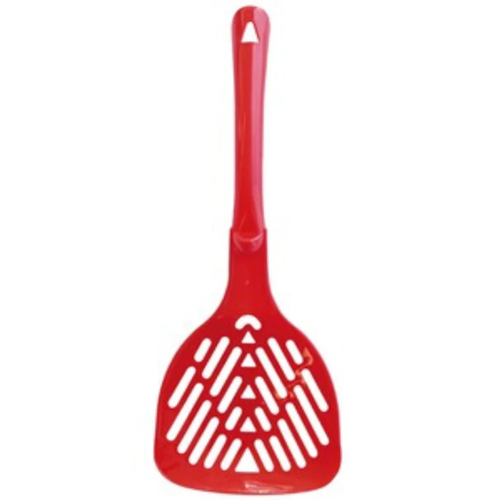 M-Pets Litter Scoop for Cats, Basic, Red