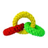 Pawsindia Rasta Fari Borromean Rings, Dog Toy