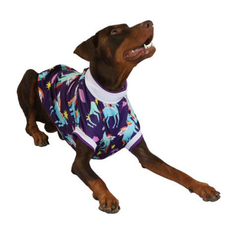 Pawsindia Unicorn T-Shirt For Dog, Purple