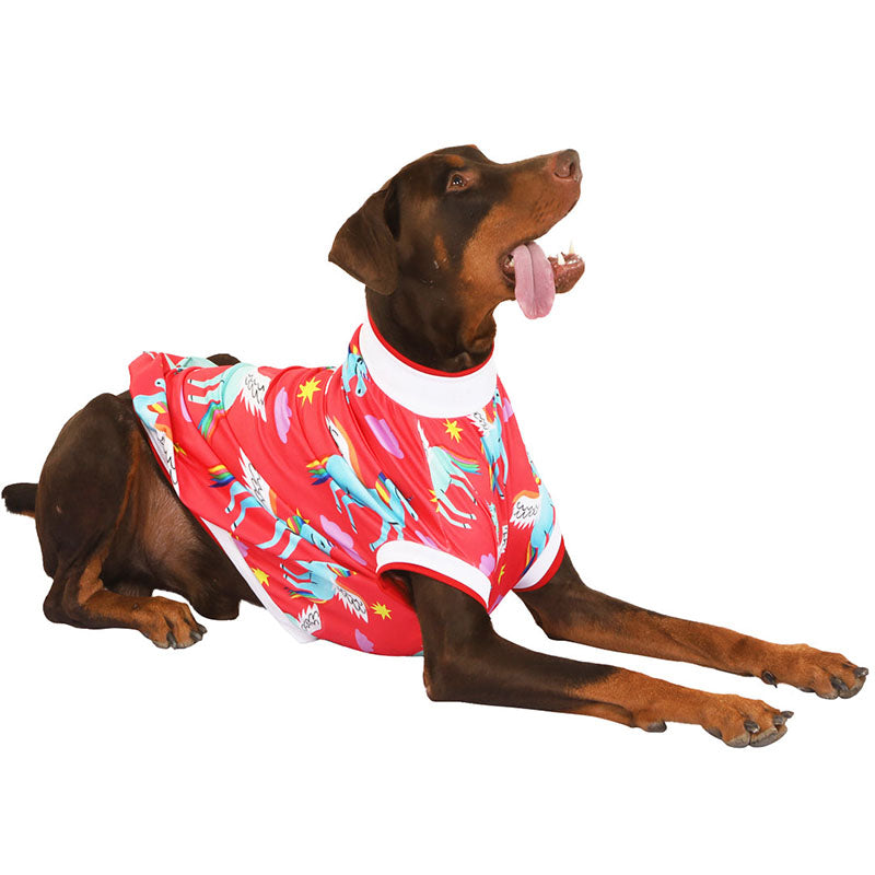Pawsindia Unicorn T-Shirt for Dog, Pink, Extra Small