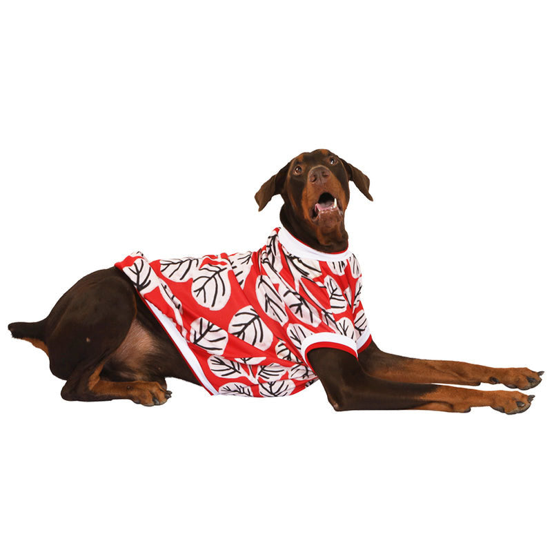 Pawsindia Blossom T-Shirt For Dog, Red