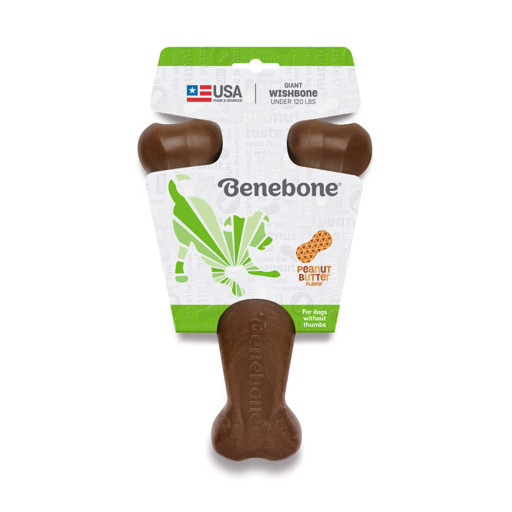 Benebone Wishbone Peanut Toy for Dog