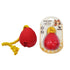 Pawsindia, Bomb Durable Treat Red Color Toy for Dog