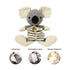 Pawsindia, Enlarge Koala, Grey & White Color Toy for Dog