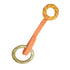 Pawsindia, Wooden Ring Rope Color Toy for Dog