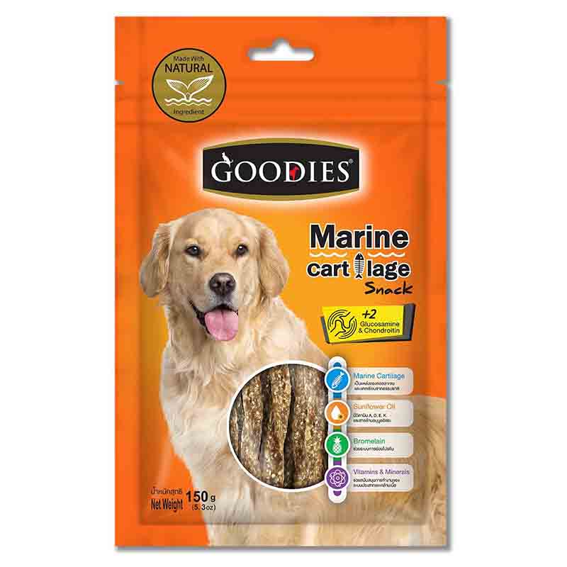 Goodies Salmon and Marine Cartilage Snack for Dog, 150 g