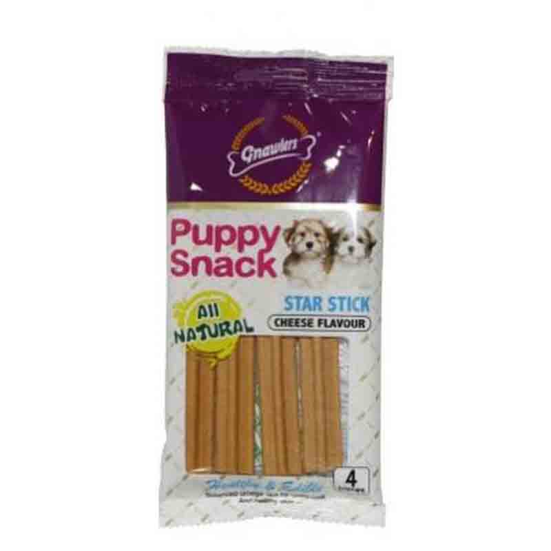 Gnawlers Puppy Snack Star Stick Pouch for Dog