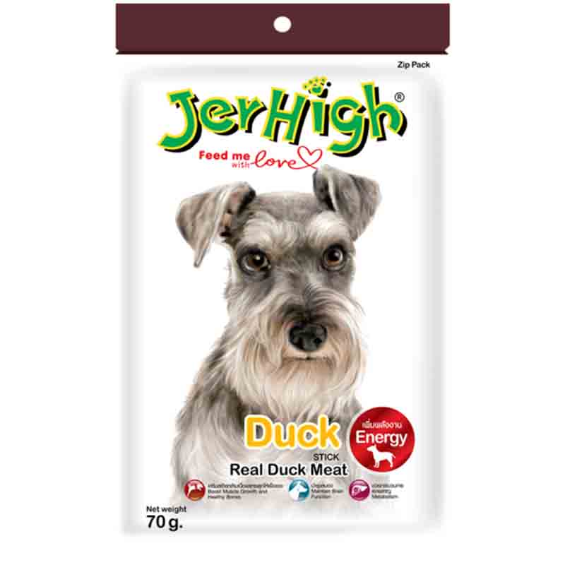 JerHigh Duck Stick with Real Duck Meat Treats for Dog