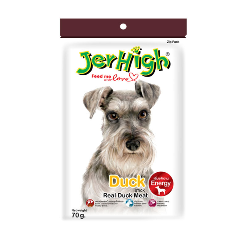 JerHigh Duck Stick with Real Duck Meat Treats for Dog, 70 g (Pack of 6)
