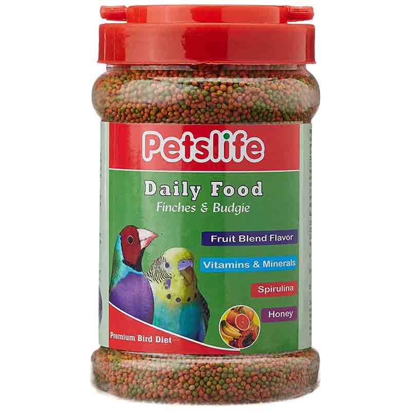 Petslife Daily Finches and Budgie Dry Bird Food