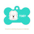 Taggie, Old English Sheepdog Dog Tag, Bone