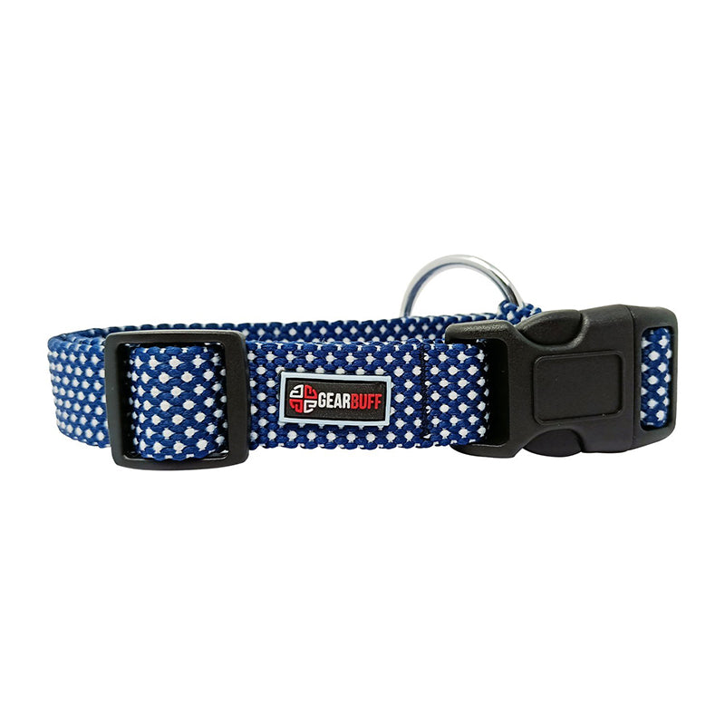 GEARBUFF Club Collar for Dogs , Navy & White