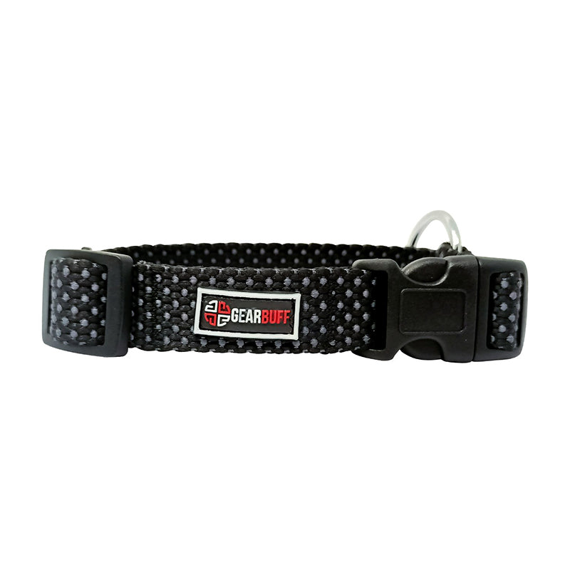 GEARBUFF Club Collar for Dogs , Black & Grey