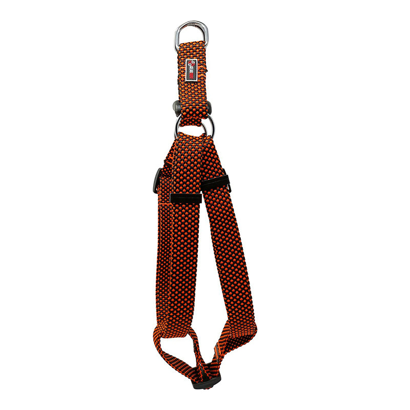 GEARBUFF Club Step-in Harness for Dogs , Orange & Black