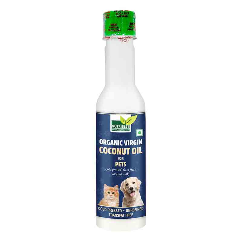 Nutribles Virgin Organic Coconut Oil For Pets, 250 ml